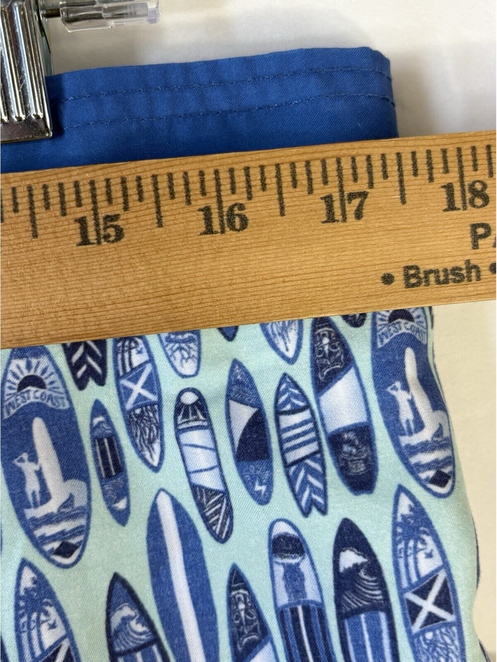 Johnnie-O Board Shorts Mens XL NWT Surfboard Print Swim Trunks West Coast Prep - Picture 6 of 9